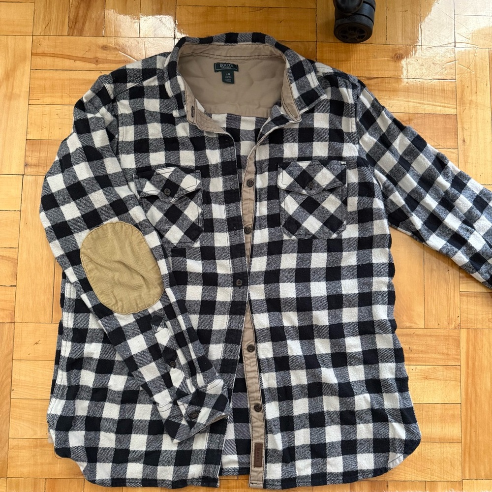 Roots Buffalo Check Flannel Shirt